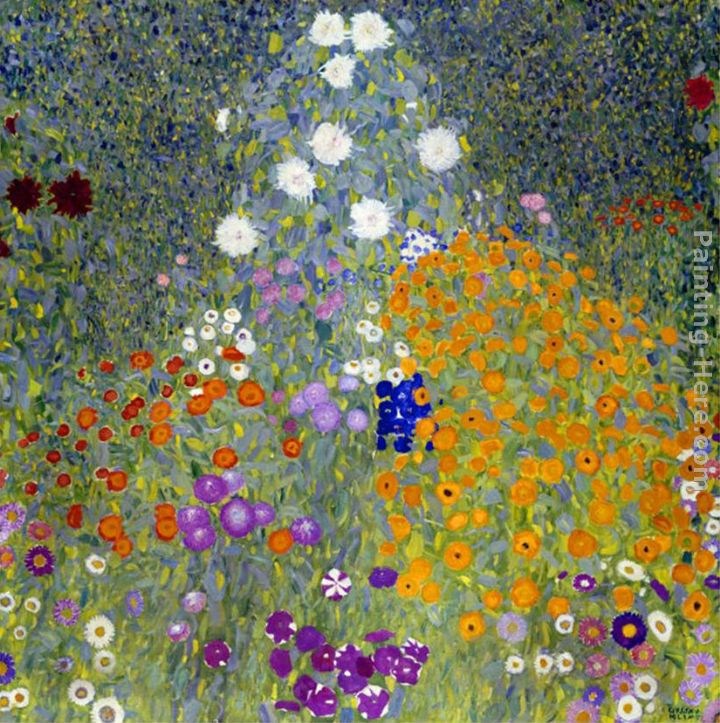 Gustav Klimt Flower Garden, 1905-07